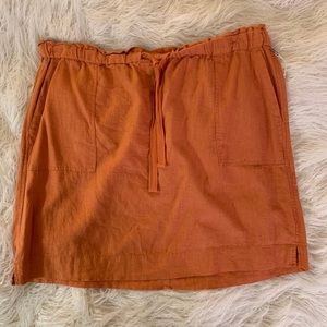 Caslon burnt orange skirt